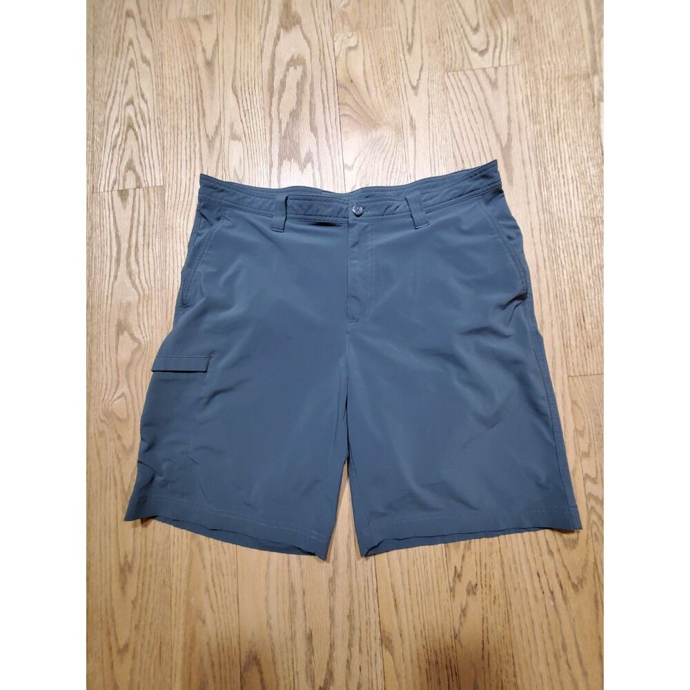 Columbia Mens 38 Angus 10" Shorts Dark Gray GUC Hiking Outdoor Summer GUC